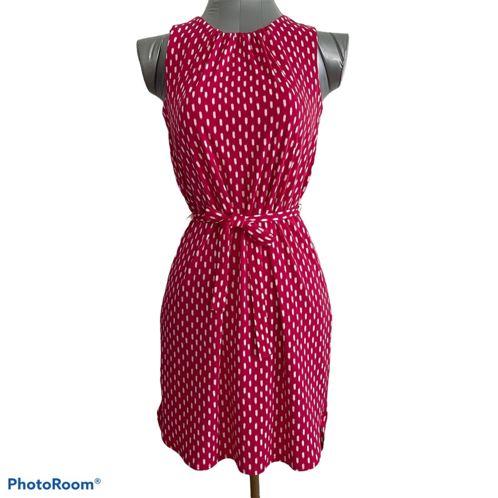 Ann Taylor belted sleeveless Dress XSP